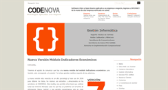 Desktop Screenshot of codenova.cl
