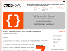 Tablet Screenshot of codenova.cl